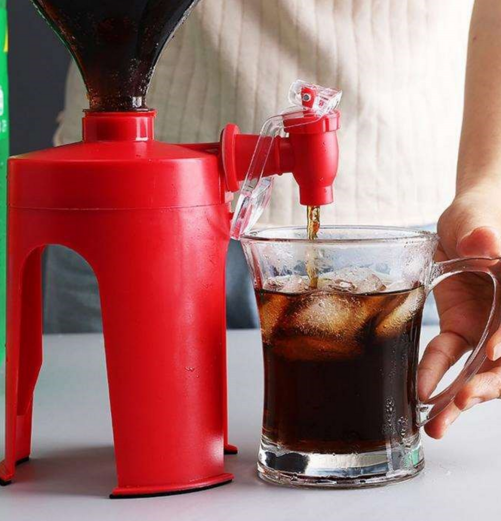 Soda Bottle Dispenser Tap – Fizz-Saving Pour Spout for 2 Liter Bottles