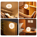 Smart LED Touch Night Light 3 Color Modes USB Rechargeable Dimmable Bedroom Lamp