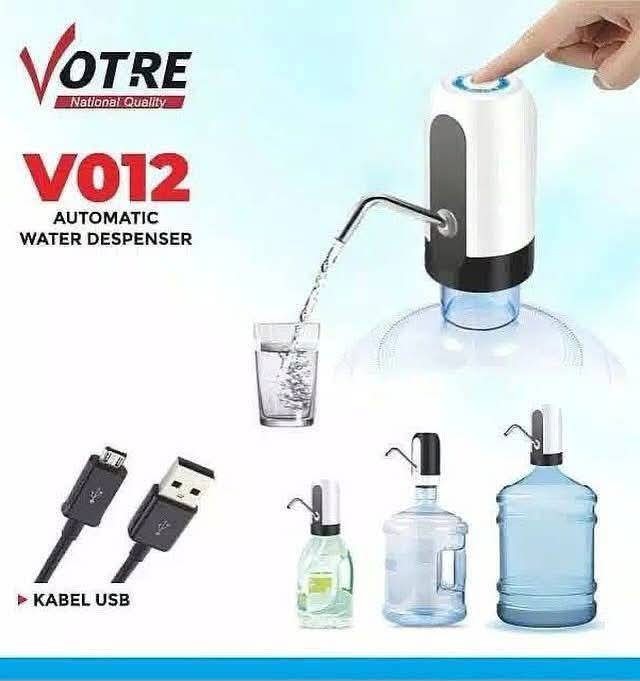 Electric Water Bottle Pump Dispenser – USB Rechargeable Automatic Dispenser for 5 Gallon Jugs