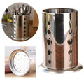 Stainless Steel Flatware Holder Cutlery Organizer Utensil Drying Caddy Kitchen