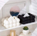 Bubble Tissue Box Cover Cloud Aesthetic Holder Nordic Home Decor Vanity White