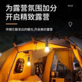 LED Camping Lantern Hanging Tent Light USB Rechargeable Bulb Warm Atmosphere