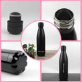 Insulated Stainless Steel Water Bottle 500ml Leakproof Thermos 24H Cold Hot Gym