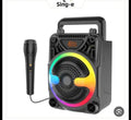 Sing-e ZQS6163 Portable Bluetooth Speaker 6.5" with RGB Light & Mic