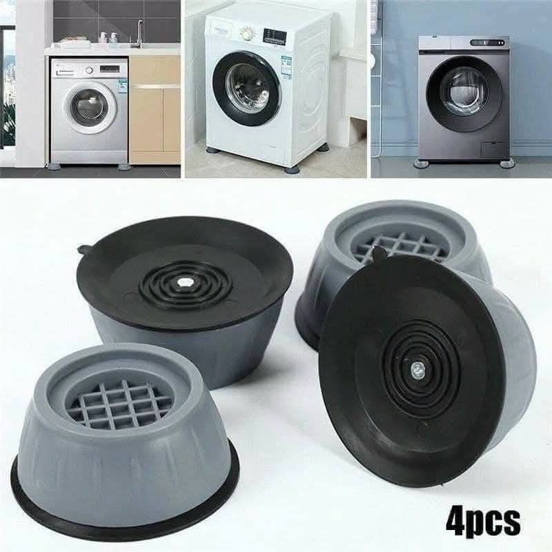 4Pcs Heavy-Duty Anti-Vibration Pads for Washing Machine & Dryer Noise Reduction