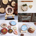 Unfinished Natural Wood Slices Rustic Wedding Centerpieces Painting Wood Burning