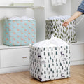 Large Fabric Storage Bag Drawstring Laundry Basket Kids Toy OrganizerClothes Bin