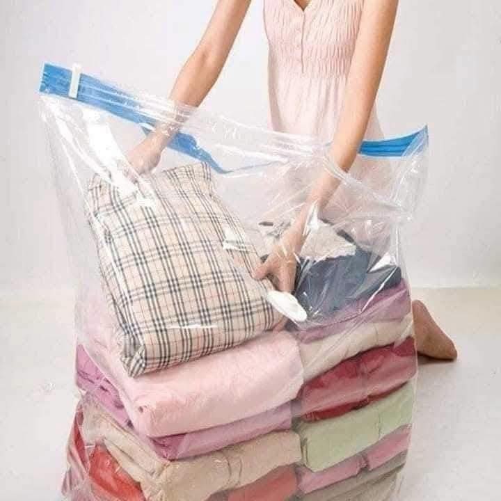 Vacuum Storage Bags Space Saver Compression Compression Reusable Bags All Sizes