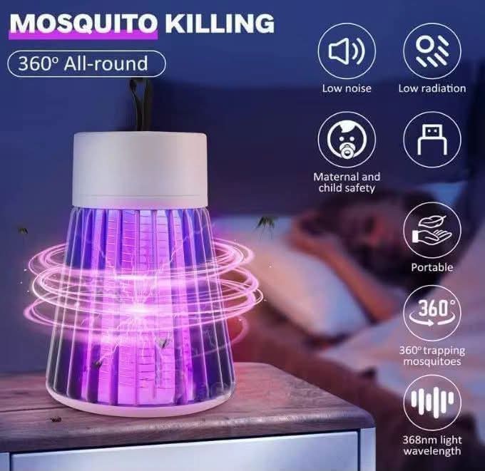 Electric Bug Zapper Lamp — UV Insect Killer & Fly Trap for Indoor Use