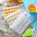 Disposable Ice Cube Maker Bags Self Sealing Freezing Pouches Juice Water Lemon