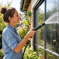 High Pressure Hose Nozzle Spray Gun for Car Wash & Garden Cleaning + Adapters