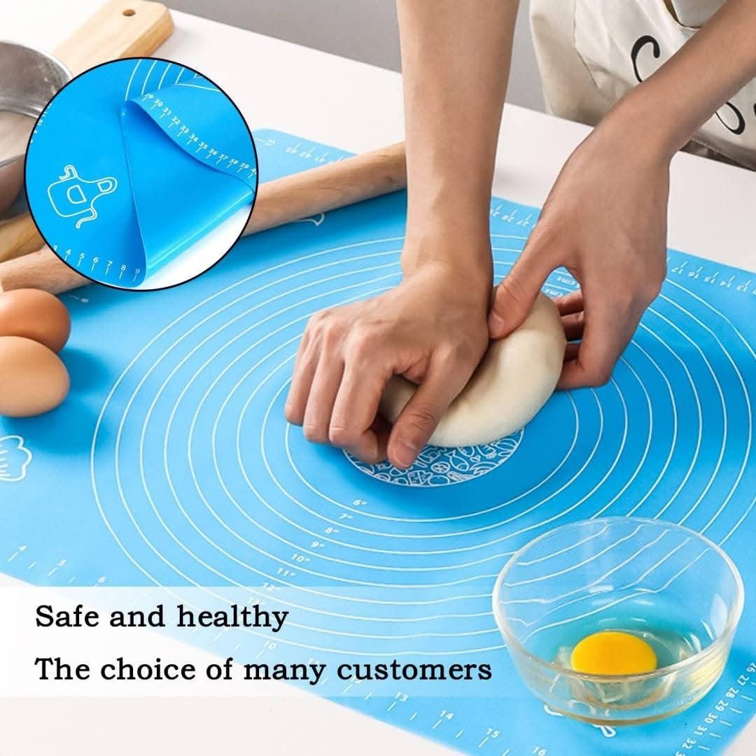 Silicone Baking Mat Large Pastry Rolling Dough Sheet Non-Stick Liner Measurement