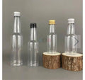 Multi-Purpose Clear Empty Plastic Bottles Small Sample Vial Jars with Gold Lids6