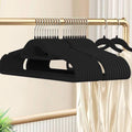 5x Non-Slip Velvet Clothes Hangers Ultra Thin Space Saving Suit Set
