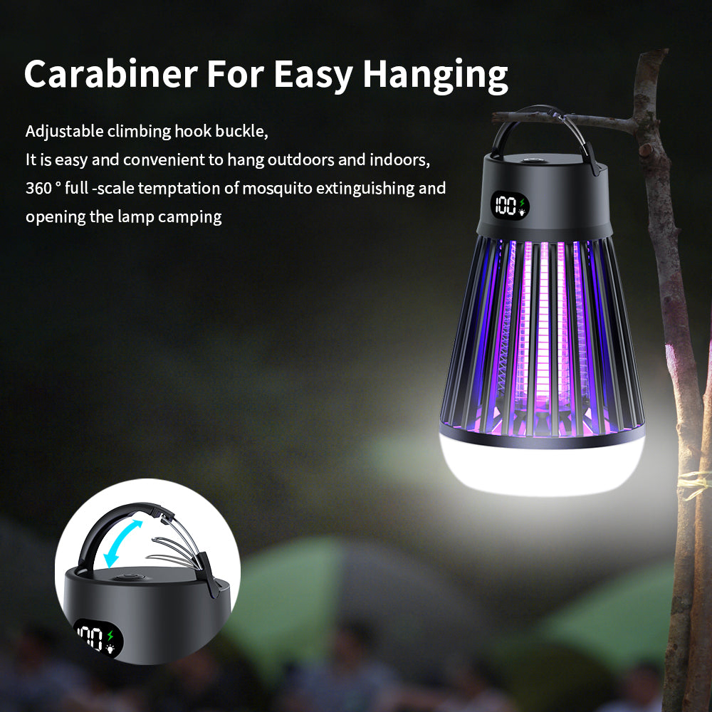 Electric Bug Zapper Lamp — UV Insect Killer & Fly Trap for Indoor Use