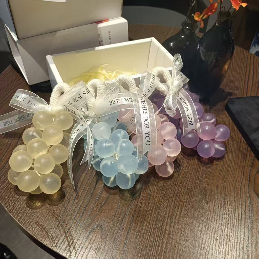 Pink Grape Soap on a Rope – Moisturizing Handmade Bath Gift