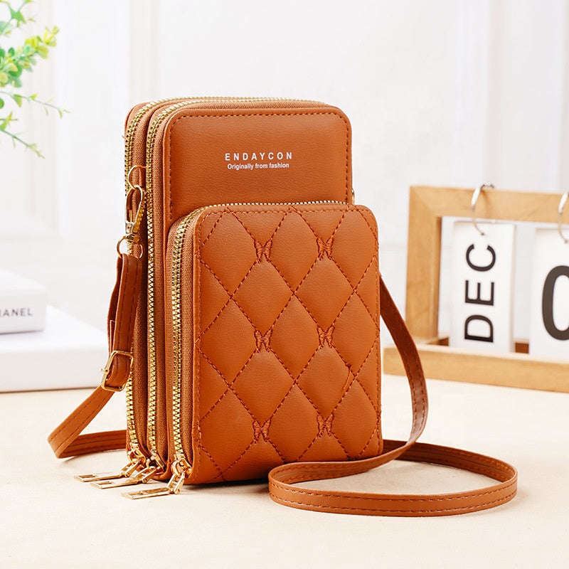 Women’s Crossbody Phone Bag & Multi-Pocket Wallet Purse