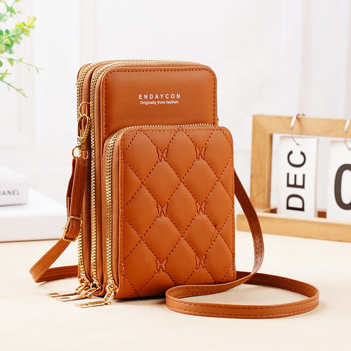 Women’s Crossbody Phone Bag & Multi-Pocket Wallet Purse