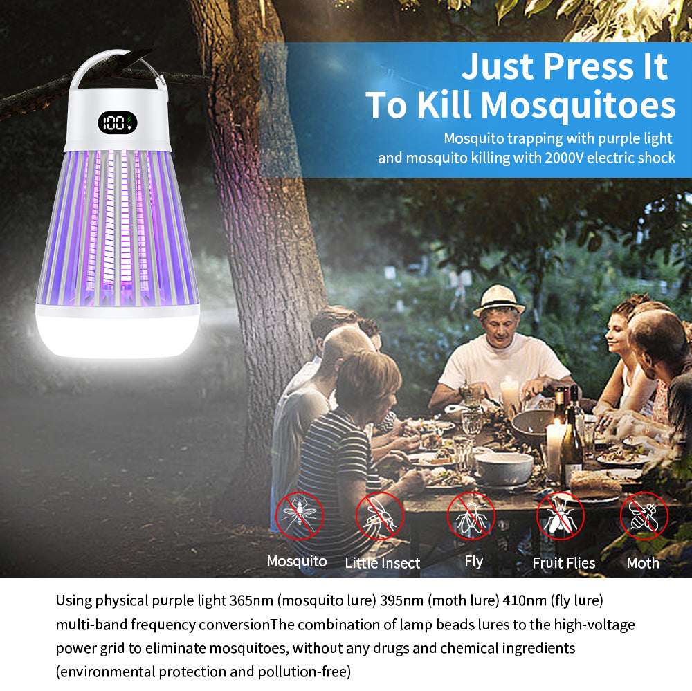 Electric Bug Zapper Lamp — UV Insect Killer & Fly Trap for Indoor Use