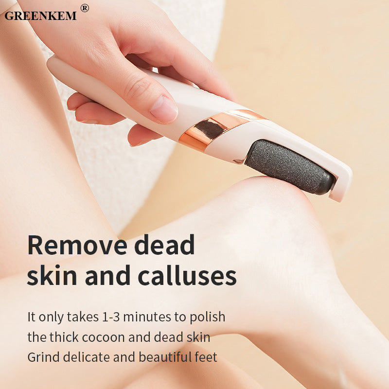 Electric Callus Remover for Feet | Rechargeable Foot File for Dry & Cracked Heels | Professional Pedicure Kit