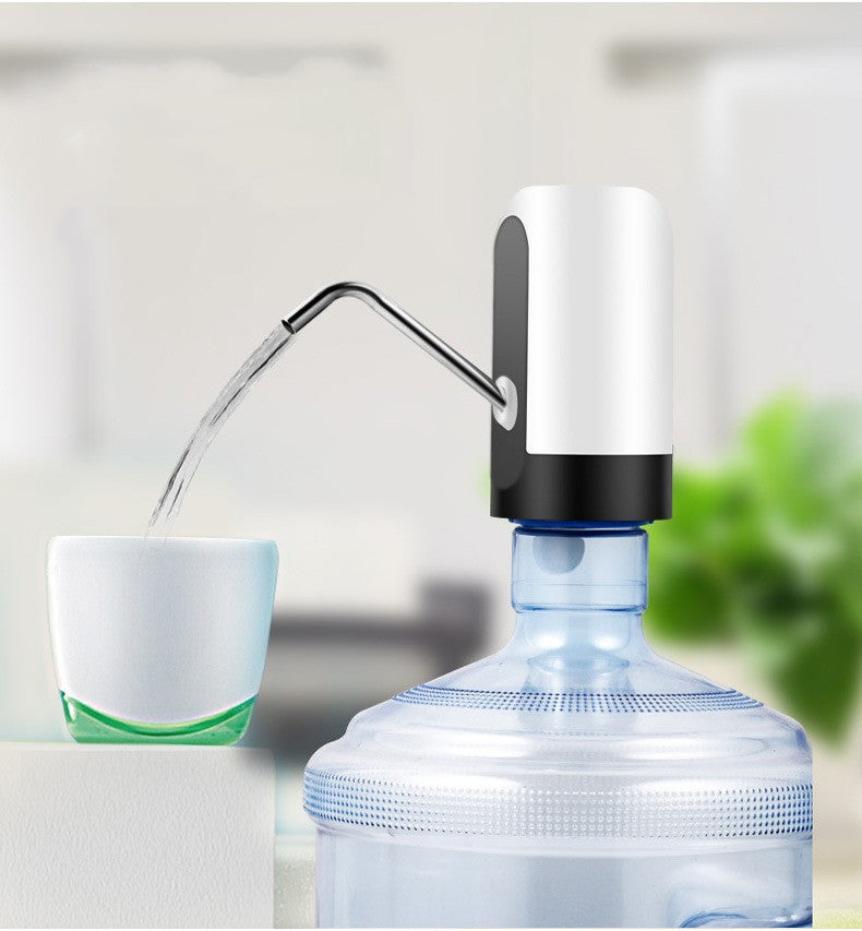 Electric Water Bottle Pump Dispenser – USB Rechargeable Automatic Dispenser for 5 Gallon Jugs