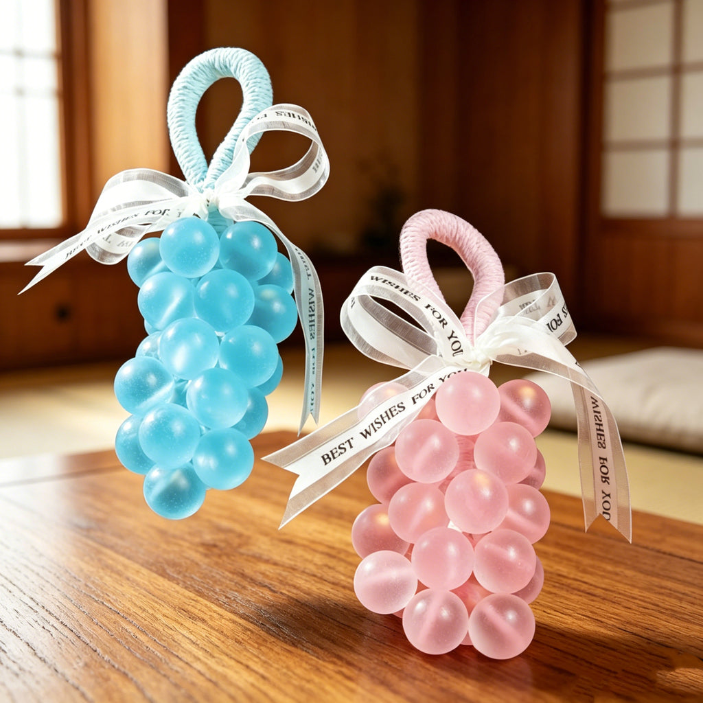 Pink Grape Soap on a Rope – Moisturizing Handmade Bath Gift