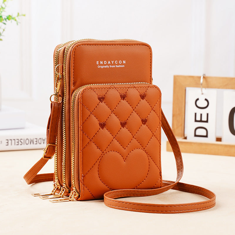 Women’s Crossbody Phone Bag & Multi-Pocket Wallet Purse