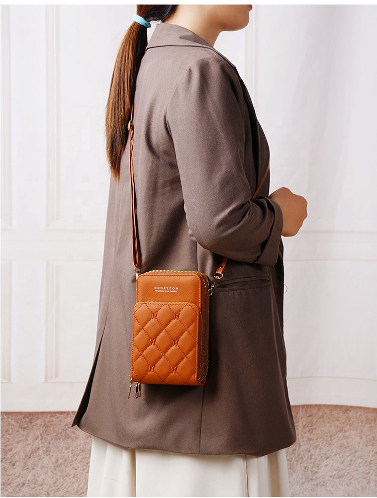 Women’s Crossbody Phone Bag & Multi-Pocket Wallet Purse