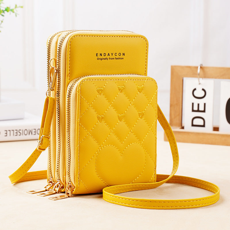 Women’s Crossbody Phone Bag & Multi-Pocket Wallet Purse