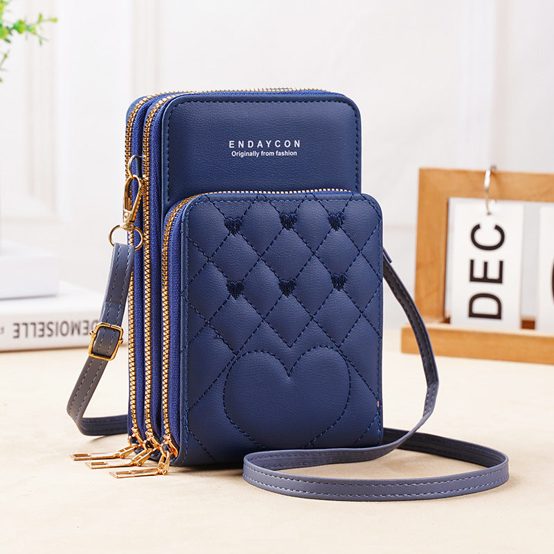 Women’s Crossbody Phone Bag & Multi-Pocket Wallet Purse