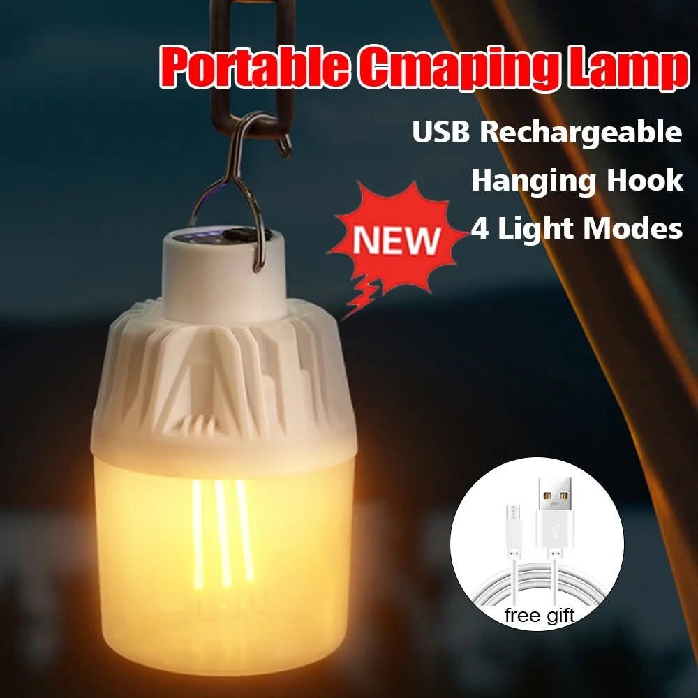 USB Rechargeable LED Camping Lantern | Portable Emergency & Outdoor Light