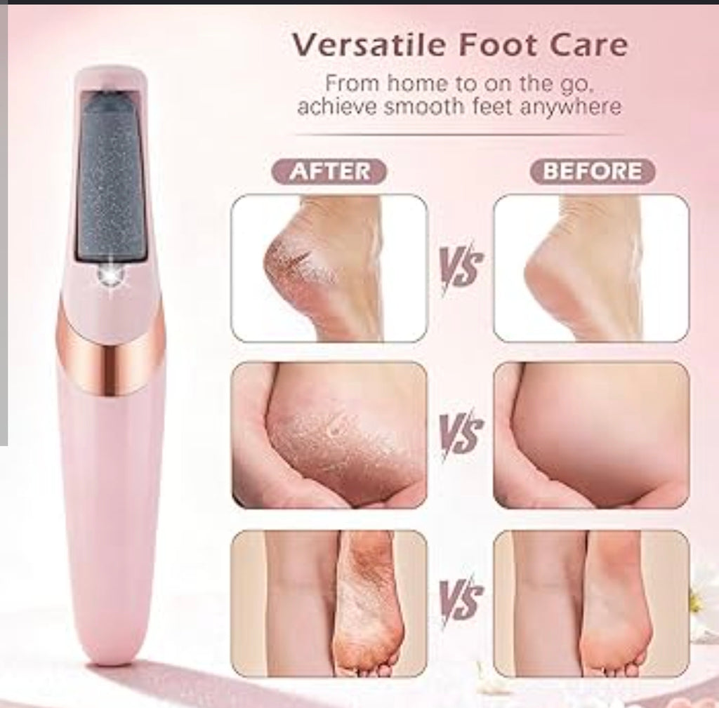 Electric Foot Callus Remover — Rechargeable Pedicure Tool for Silky-Smooth Feet