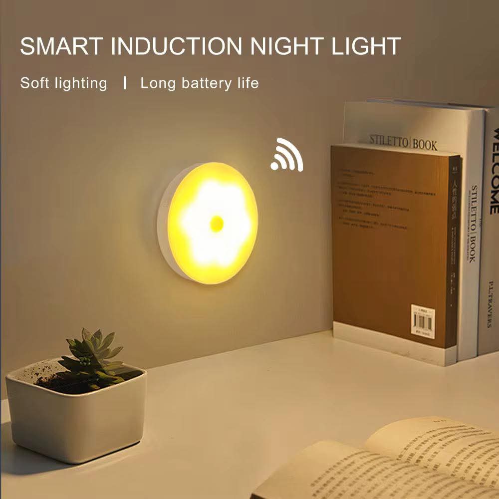 Smart LED Touch Night Light – Rechargeable Dimmable Bedside Lamp