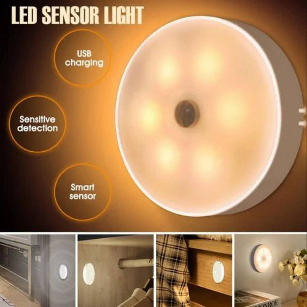 Smart LED Touch Night Light – Rechargeable Dimmable Bedside Lamp