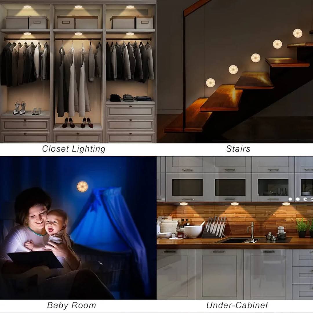 Smart LED Touch Night Light – Rechargeable Dimmable Bedside Lamp