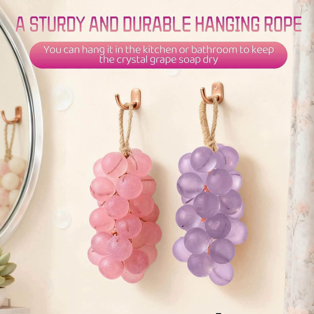 Grape-Shaped Decorative Soap Bar – Cute Fruity Bath Soap & Unique Gift