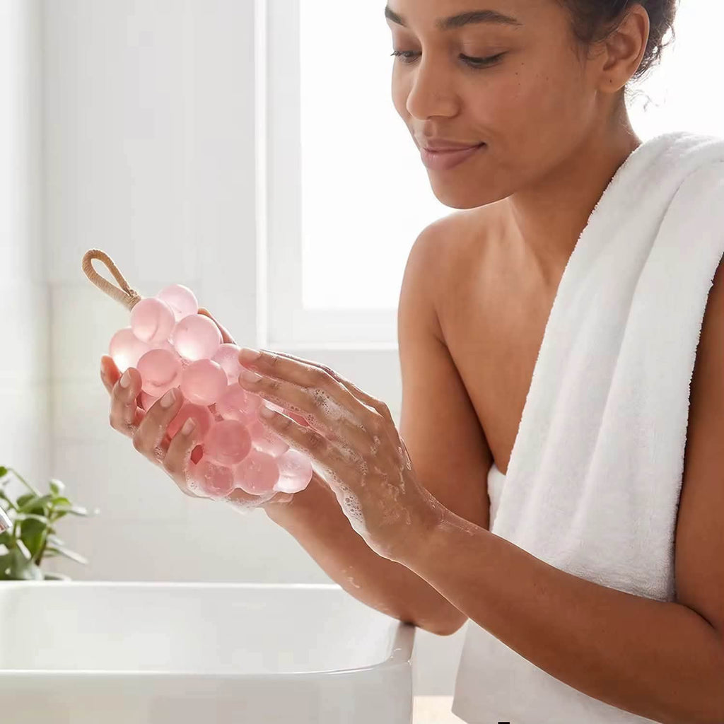 Grape-Shaped Decorative Soap Bar – Cute Fruity Bath Soap & Unique Gift