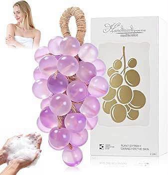 Grape-Shaped Decorative Soap Bar – Cute Fruity Bath Soap & Unique Gift
