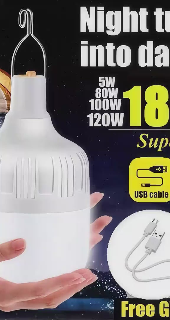 USB Rechargeable LED Camping Lantern | Portable Emergency & Outdoor Light